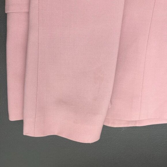 Theory Carissa Stretch Classic Dusty Lilac Two Button Suit Blazer Womens Size 6 - Picture 9 of 16